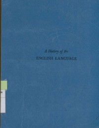 Image of A History of the english language