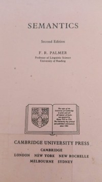 Image of Semantics : Second Edition