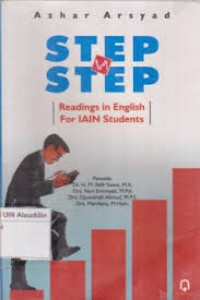 Image of step by step redings in english for IAIN students